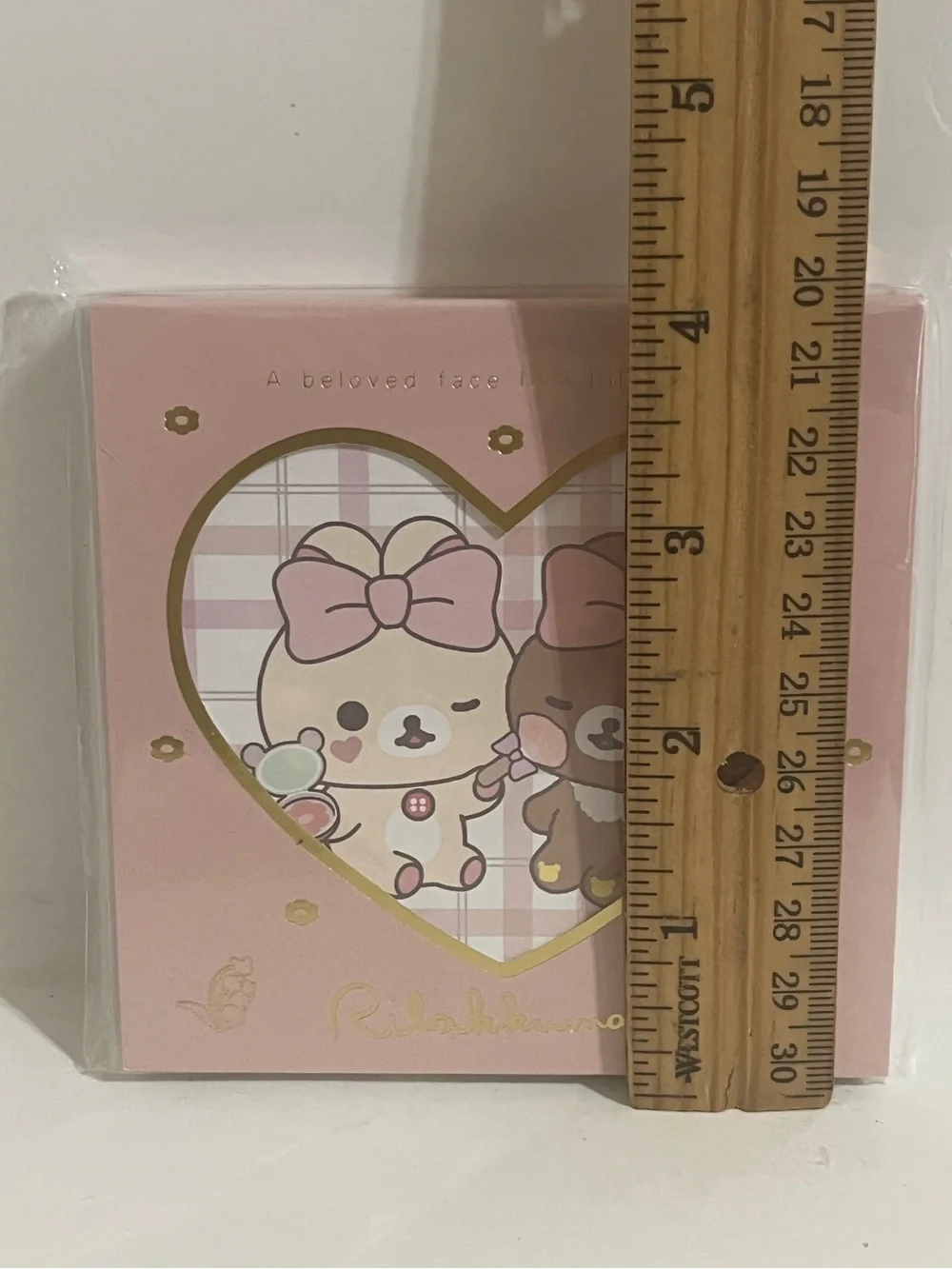 Rilakkuma-Korilakkuma MakeUp Series Small Square Memo Pad